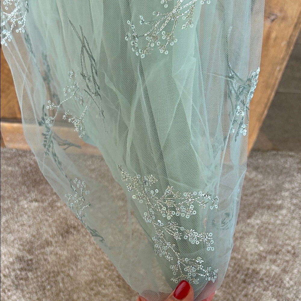Baltic Born Sage Green Embroidered Maxi Dress - Picture 10 of 11